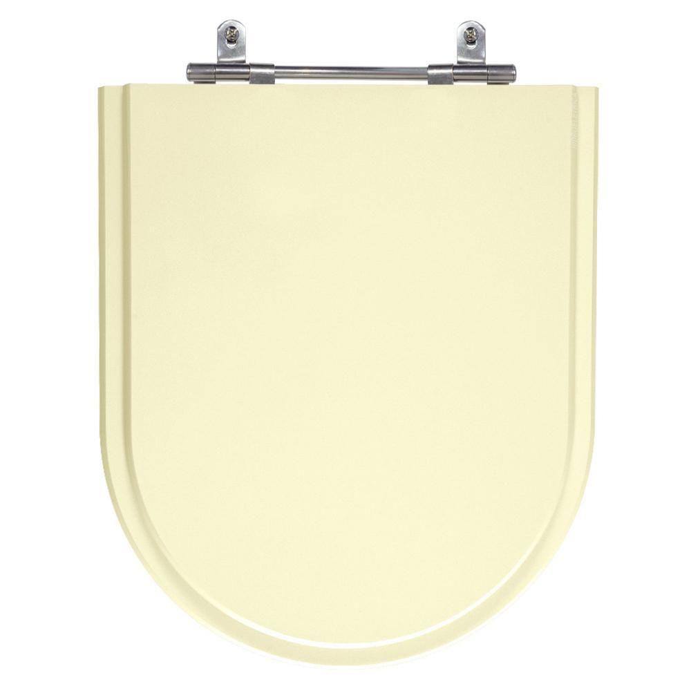 Assento Sanitário Icasa Luna Bege Claro Laminado Poliéster