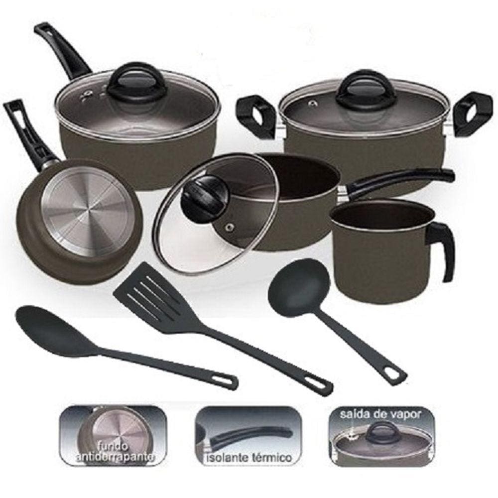 Conjunto Elegan Marpal 08 Peças Teflon