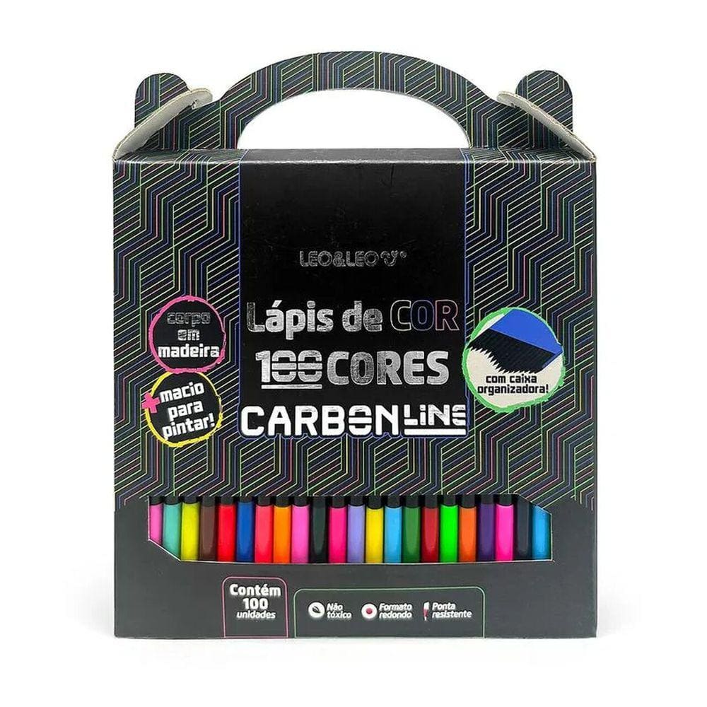Lapis De Cor Carbon Line Soft Macio Leo&Leo