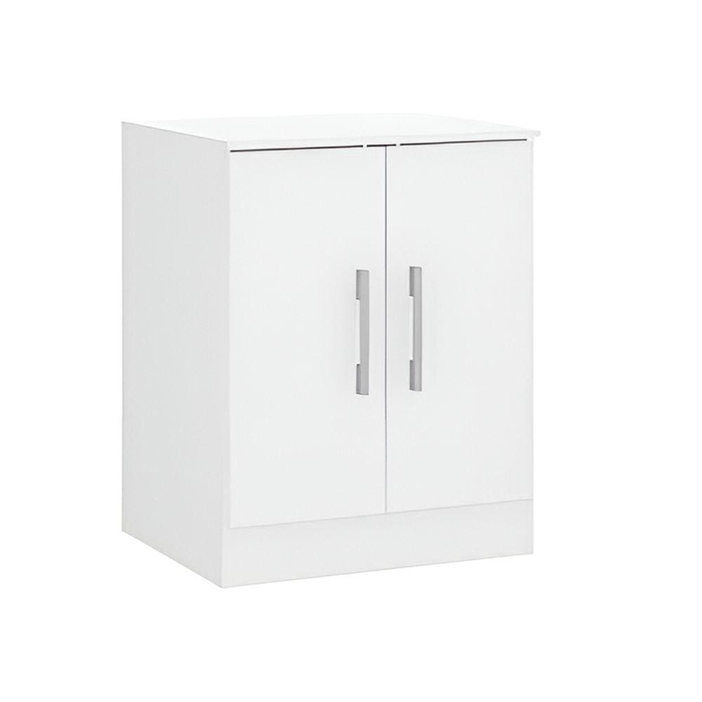 Armário Multiuso Pequeno com 2 Portas 60x76cm Branco 0723