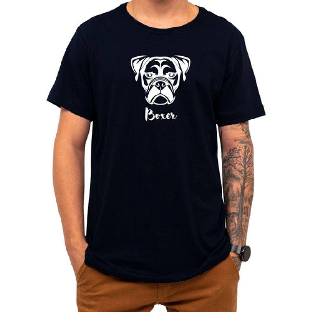 Camiseta Pet Boxer Cachorro Cão Raça Presente Natal Roupa