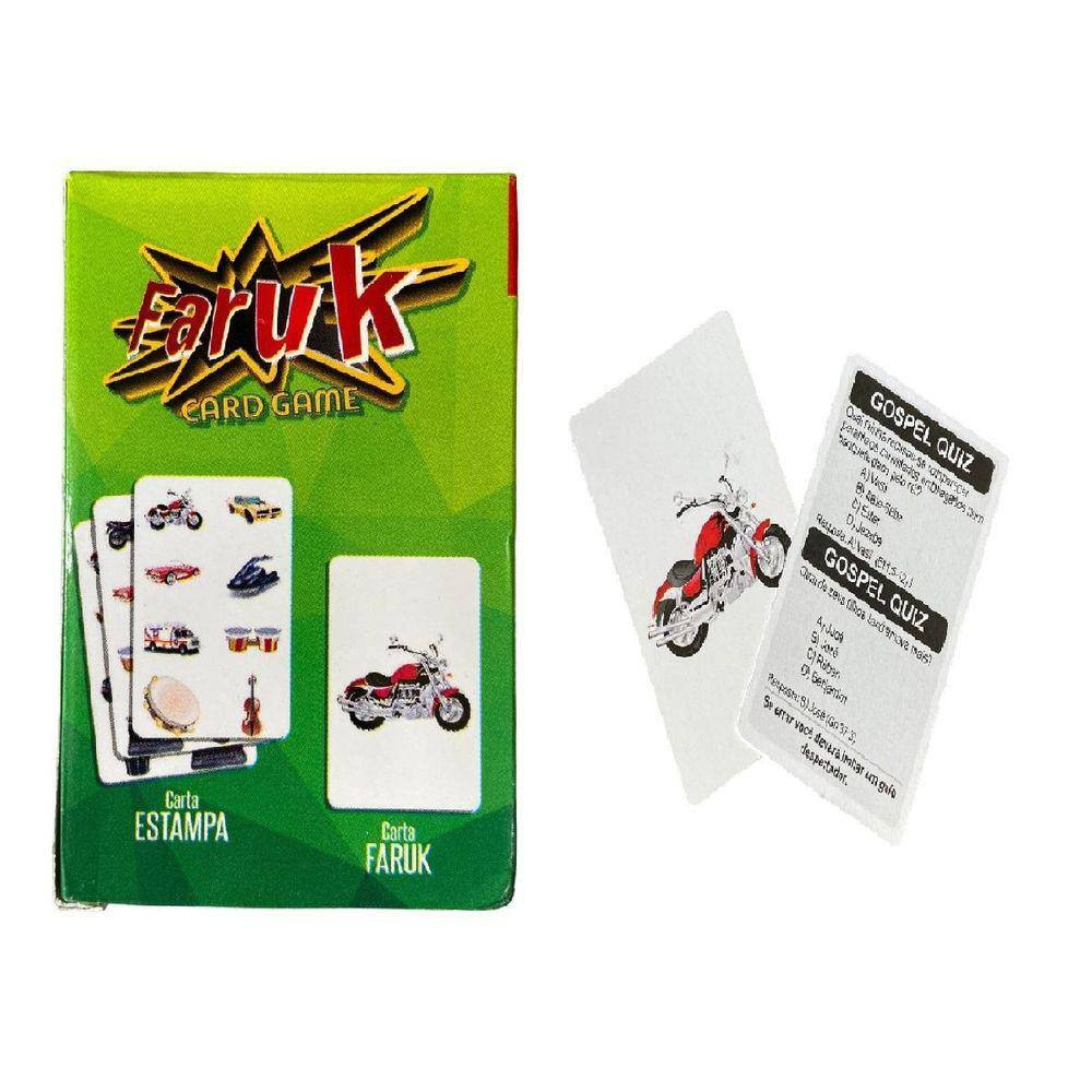 Jogo De Cartas Gospel Quiz + Faruk Bíblicos Cristã