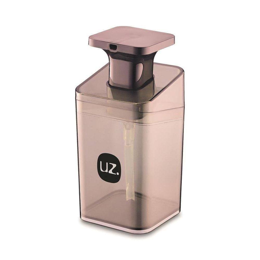Porta Sabonete Liquido Slim Rosa Translucido De Plastico Uz