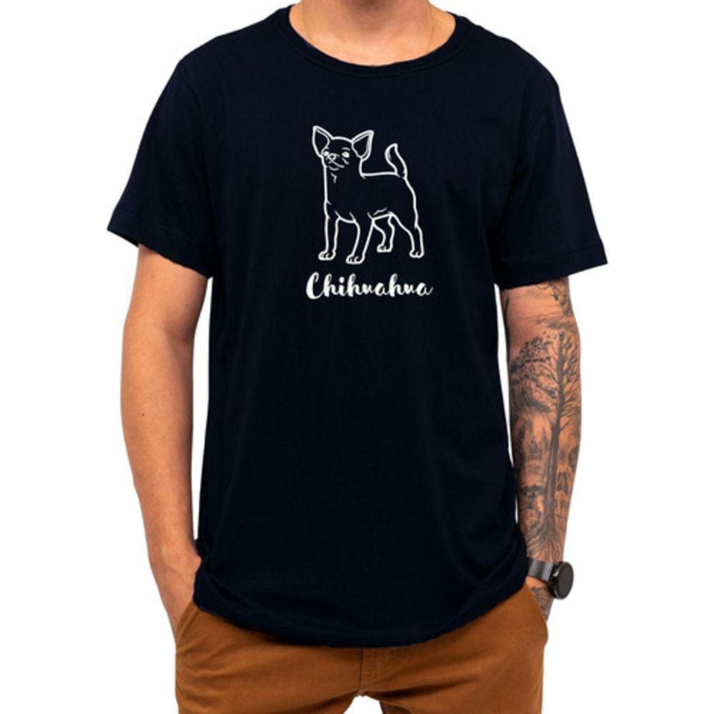 Camiseta Pet Chihuahua Cachorro Cão Raça Present Natal Roupa