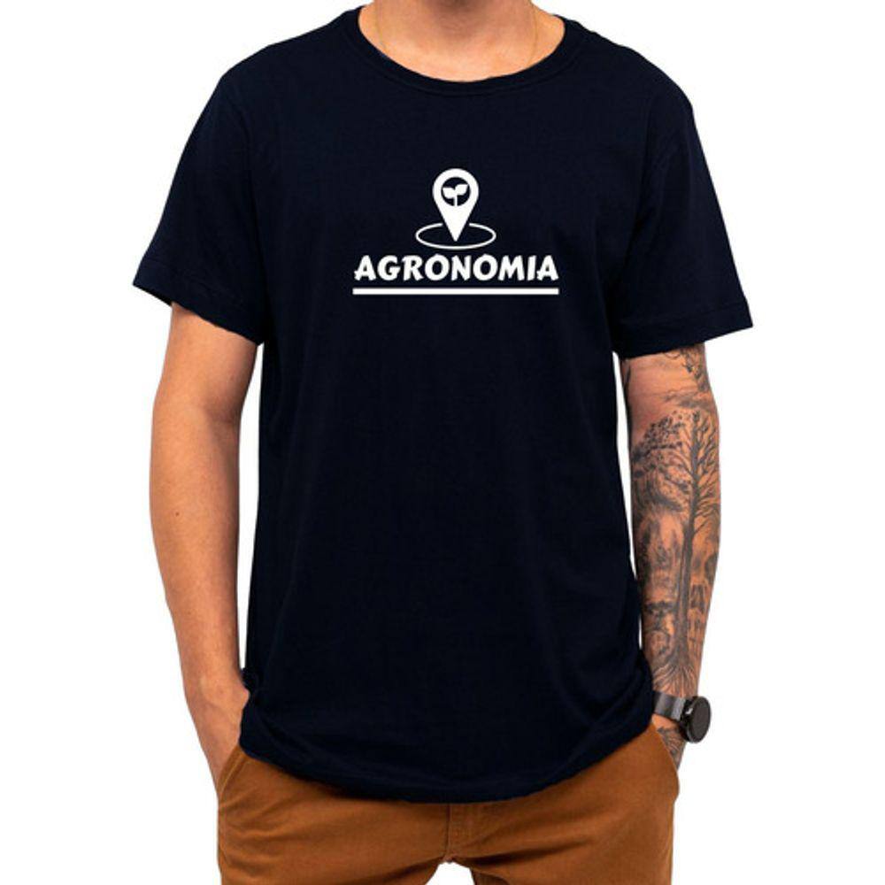 Camiseta Faculdade Agronomia Curso Universidade 100% Algodão