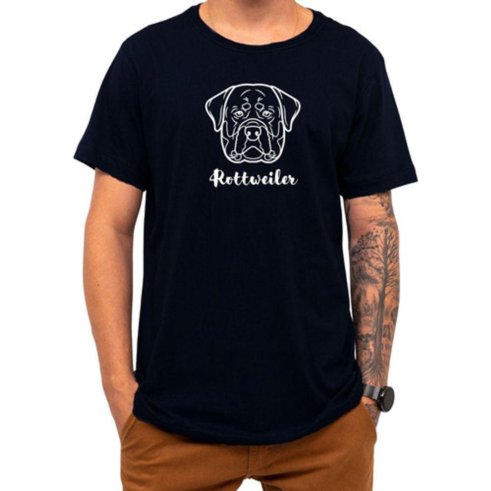 Camiseta Pet Rottweiler Cachorro Cão Raça Presente Natal