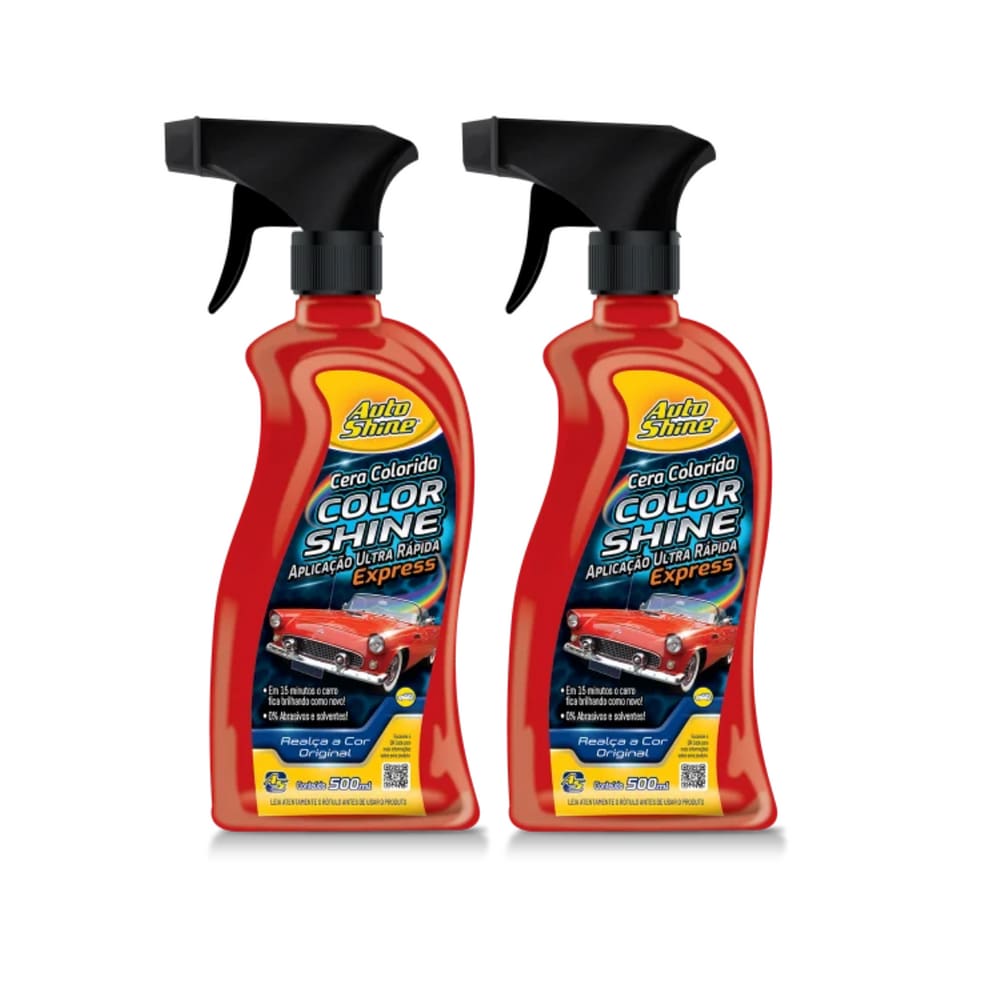 Kit 2 Cera Liquida Para Auto Realce Com A Melhor Cera Liquida