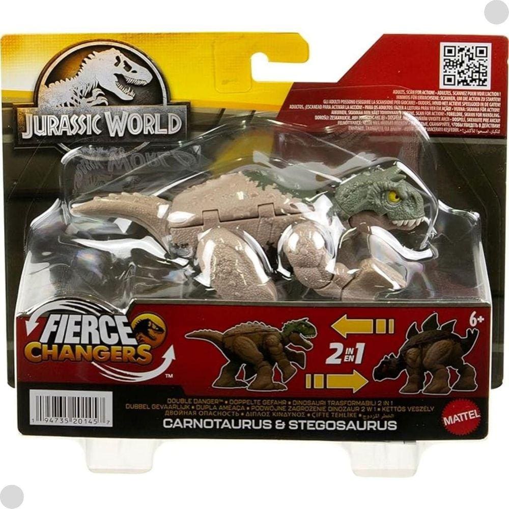 Jurassic World Carnotaurus & Stegosaurus - Mattel