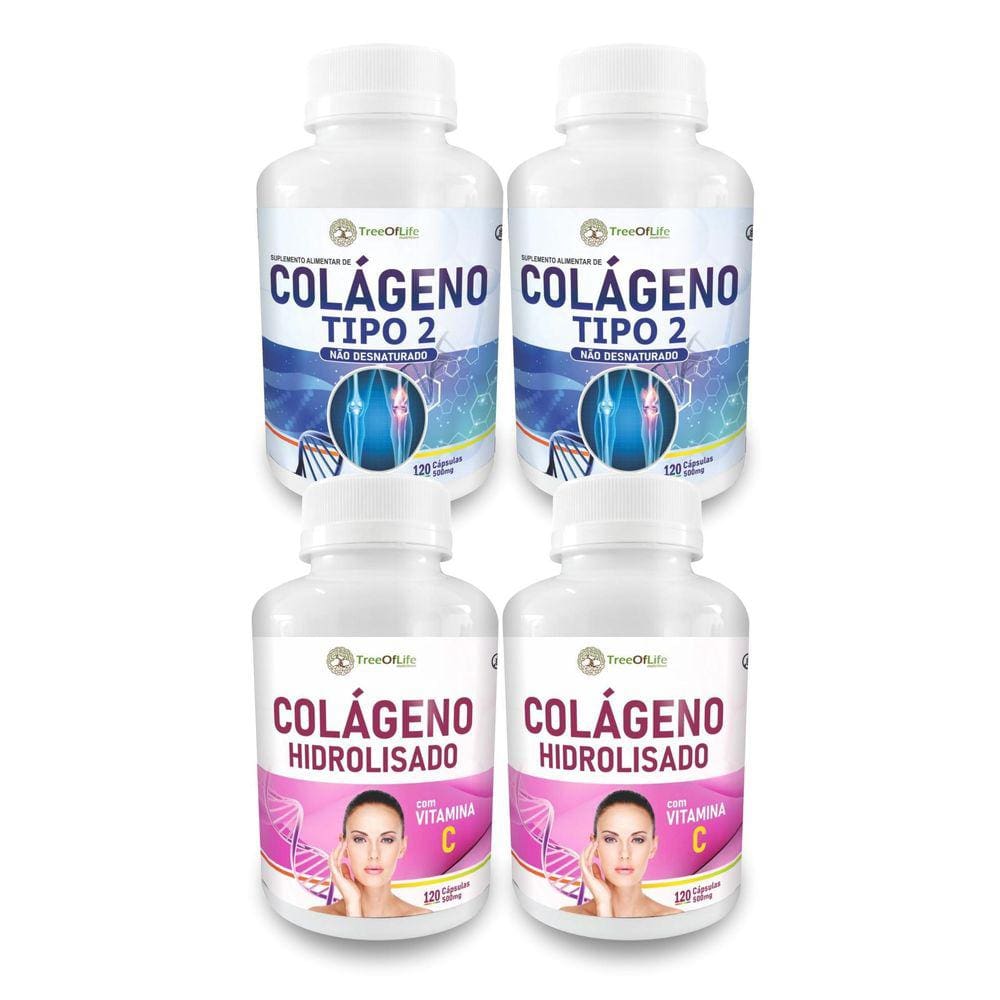 Kit 2X Colágeno Tipo 2 Uc Ii 120 Cápsulas 2X Colágeno