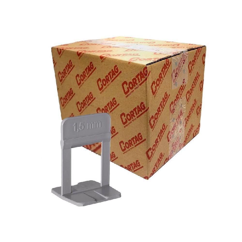 Espaçador Nivelador Supra 1,5Mm Com 500 Pçs 62409 - Cortag