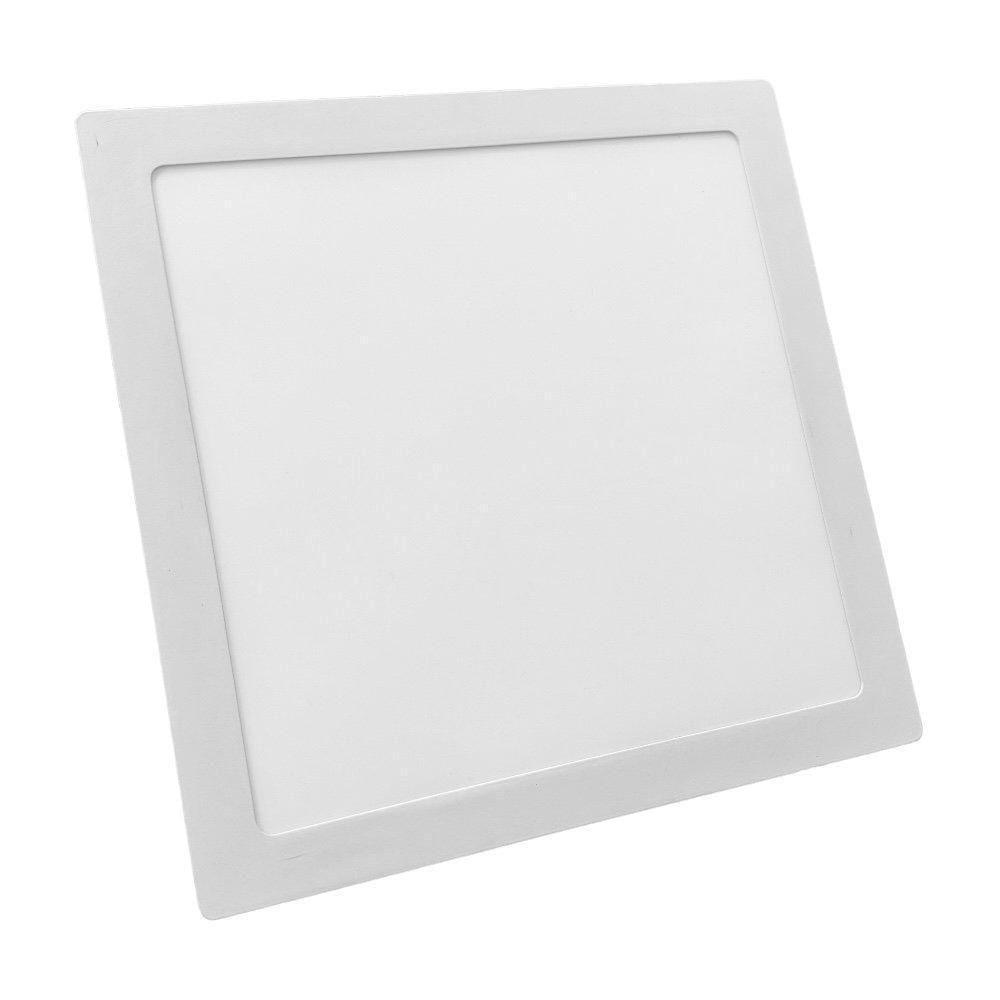 Luminária Plafon 24W Led Quadrado Embutir 6500K
