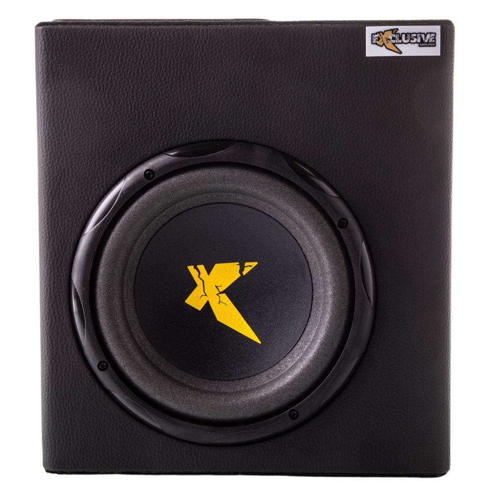 Caixa Amplificada Exclusive Mini Slim 300w 8 Pol Subwoofer