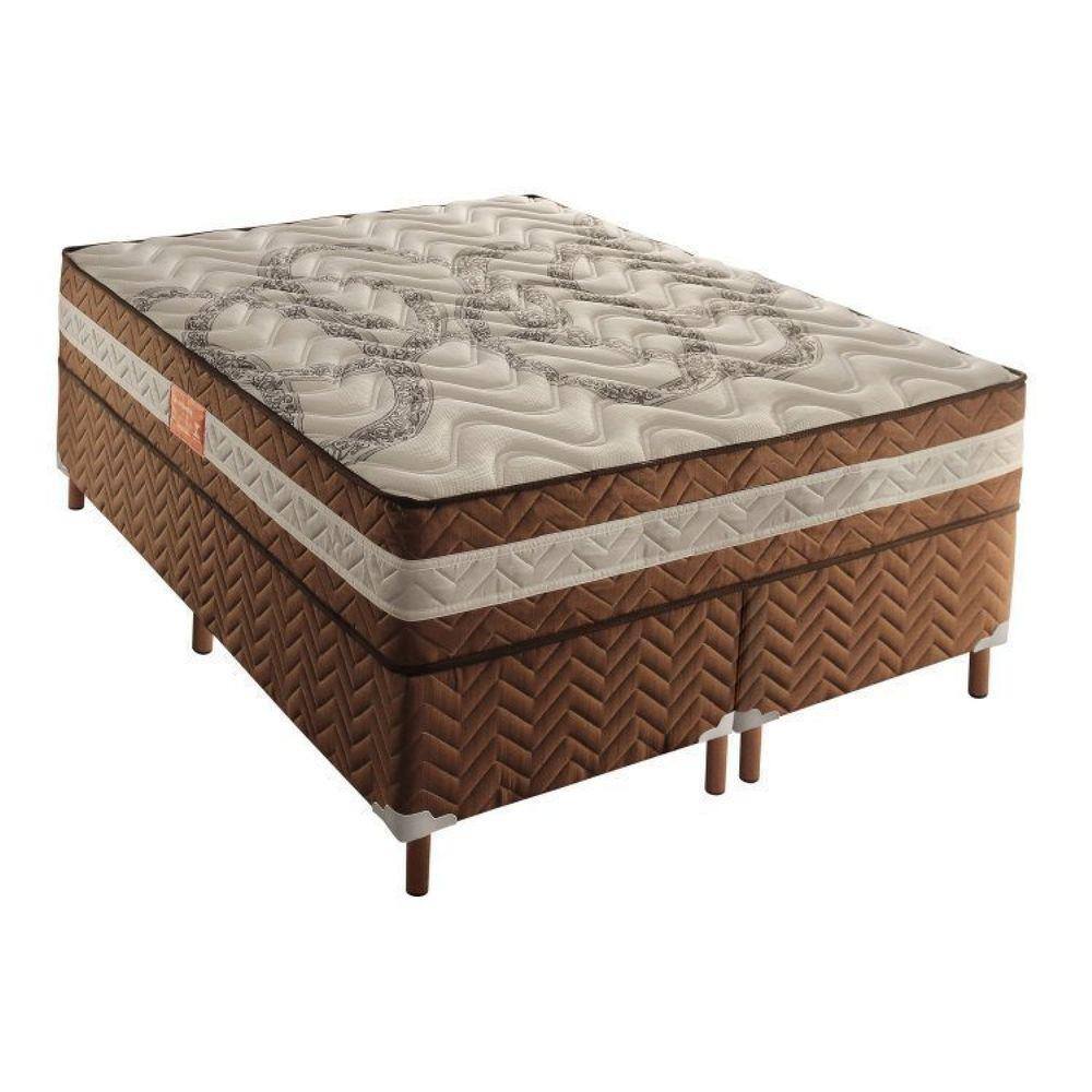Box Queen Samambaia 42x158x198cm com Colchão Queen | Extra