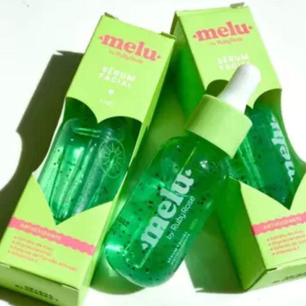 Sérum Facial Antioxidante Melu Ruby Rose Extrato Kiwi 30Ml