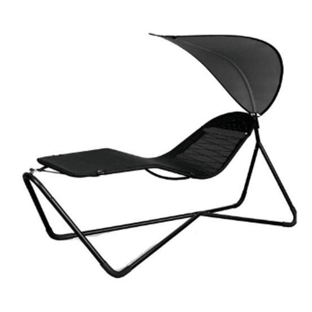 Cadeira Com Para-Sol Mor Saint Martin Preta 9136