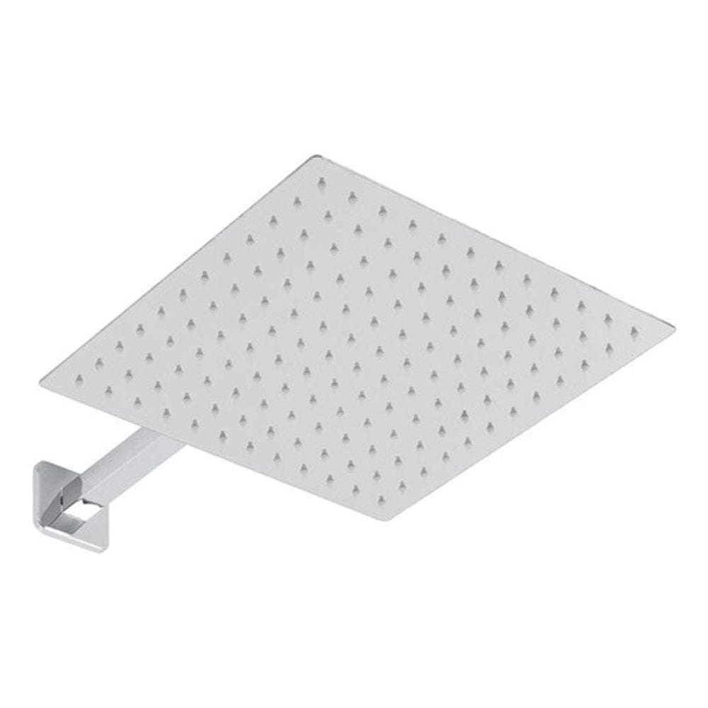 Ducha Quadrada Cromada Com Jato Articulado Stoc Slim