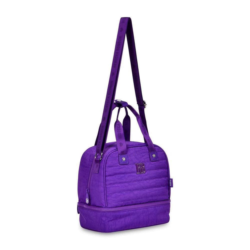 Lancheira Térmica 2 Compartimentos Rb Roxo - Clio