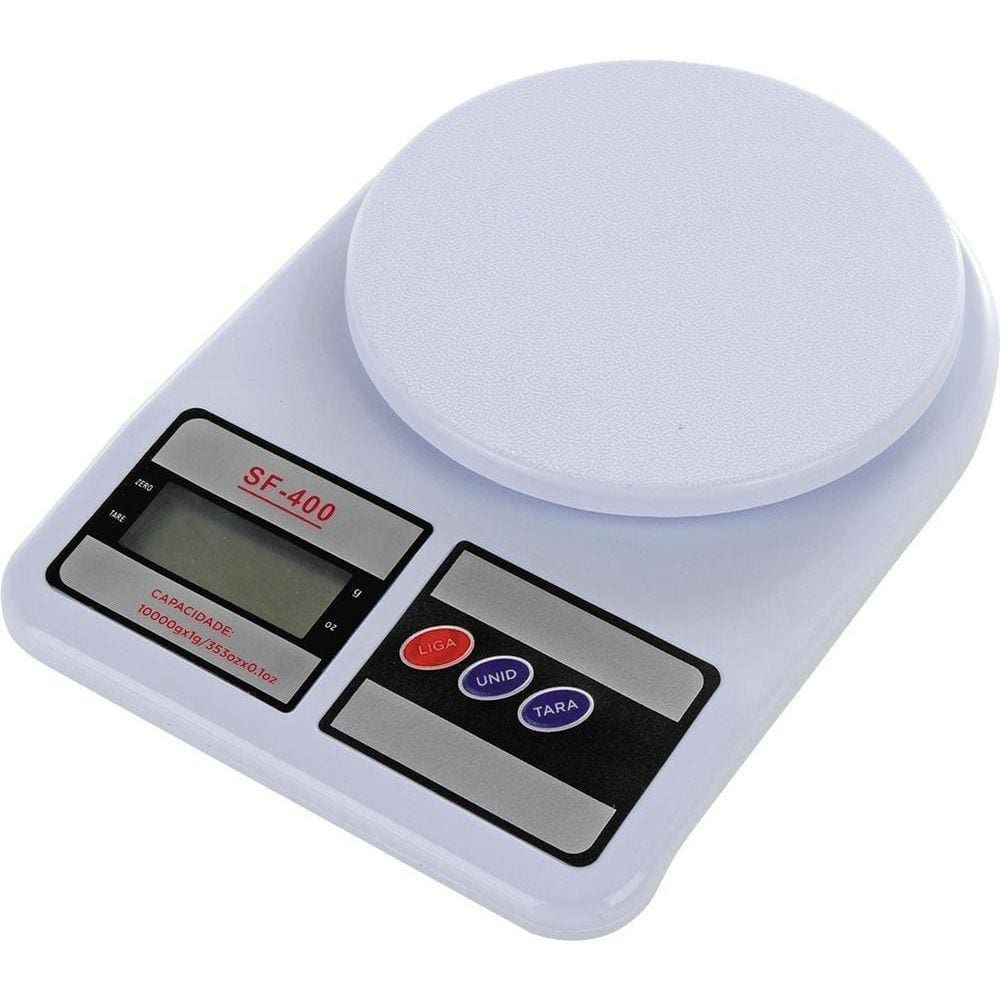 Balança Digital Eletrônica Pesa 1Gr Até 10Kg Cozinha
