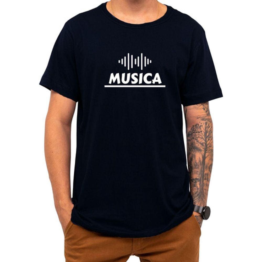 Camiseta Faculdade Música Banda Universidade 100% Algodão