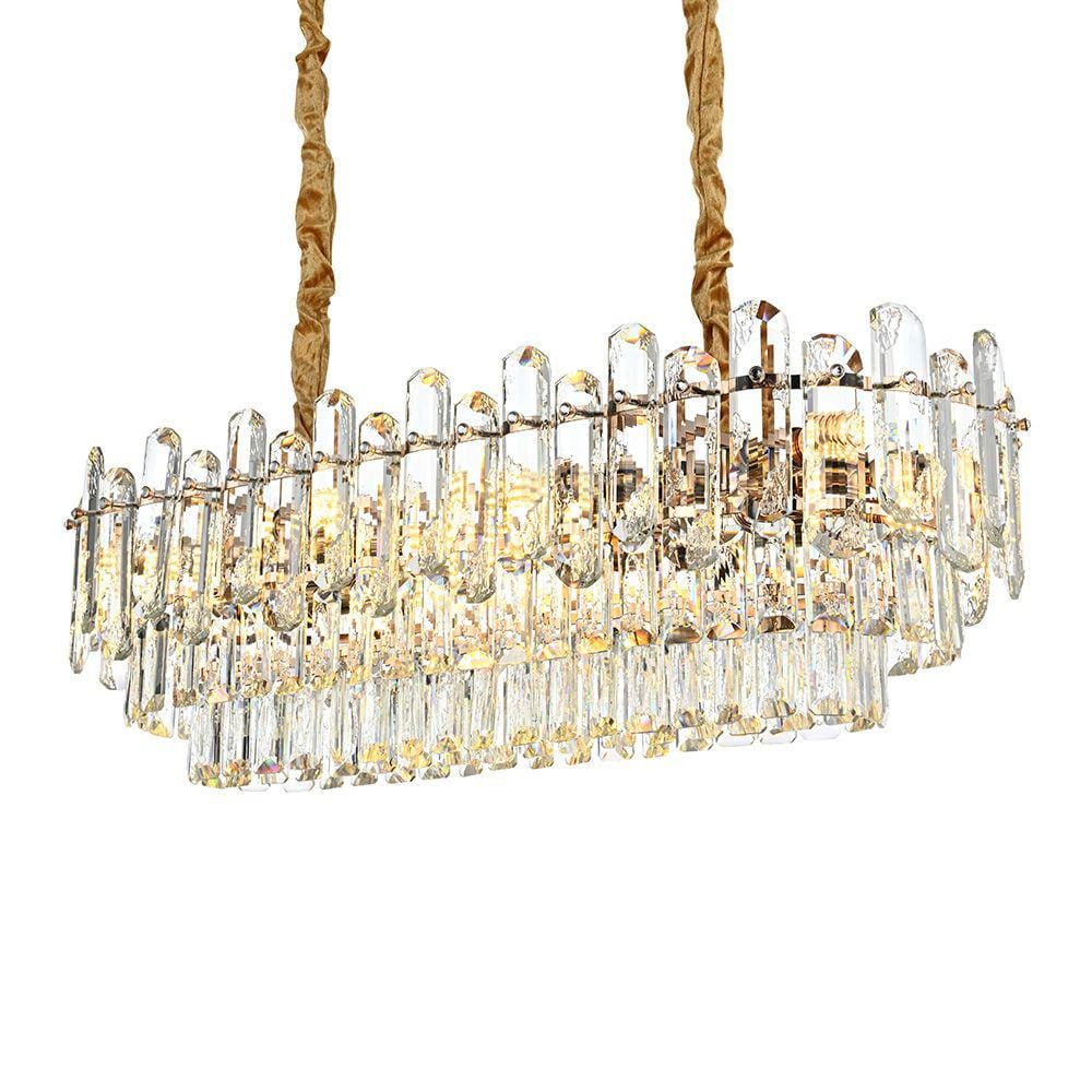 Lustre Pendente Nordecor Koine On 2910 Ouro Brilho E14 Bivolt