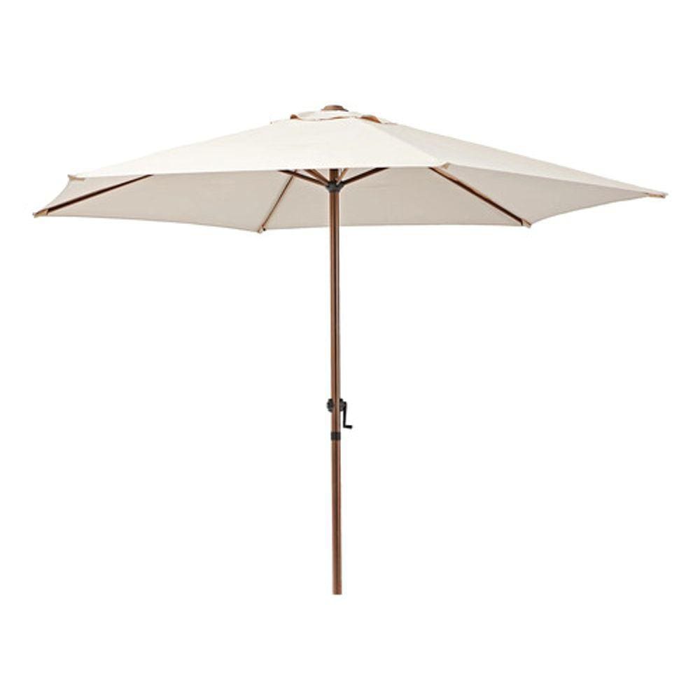 Ombrelone Central Roma Hexa Bege Importado 230x260 Cm