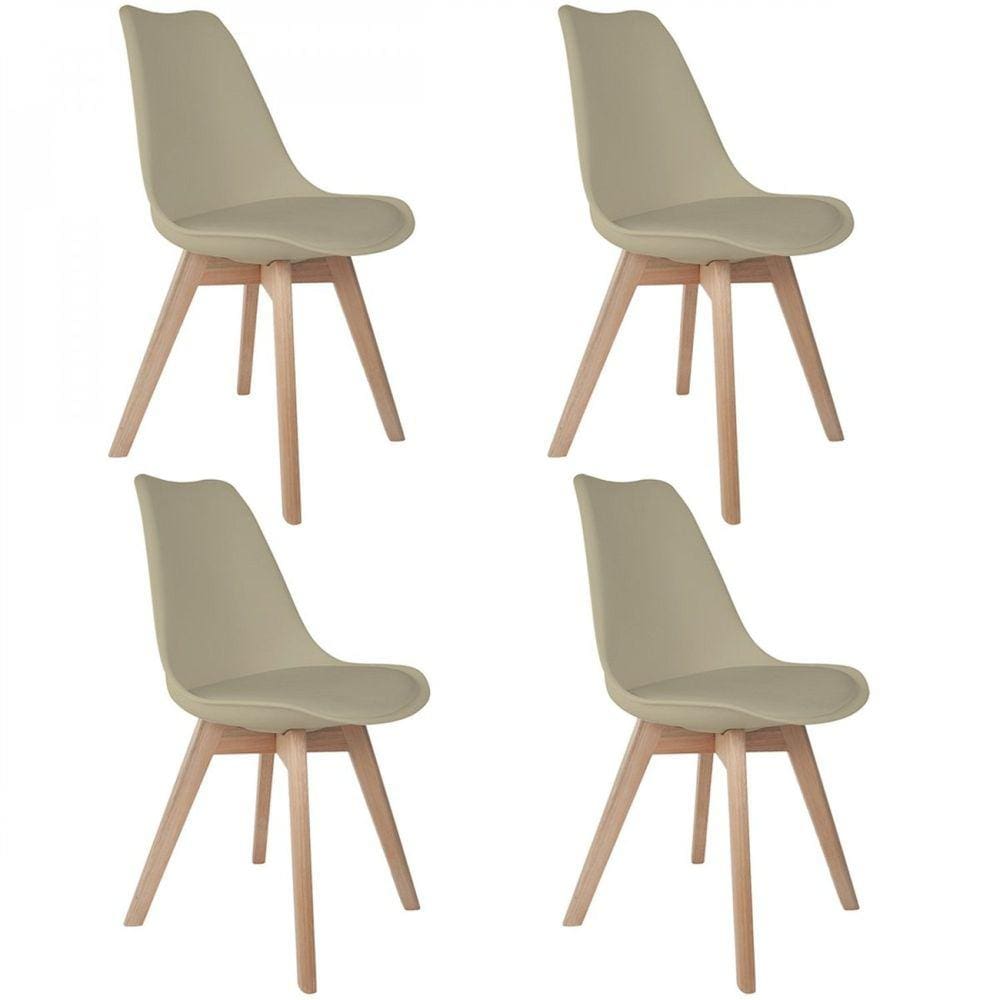 Cadeira para Sala de Jantar Saarinen PP Nude