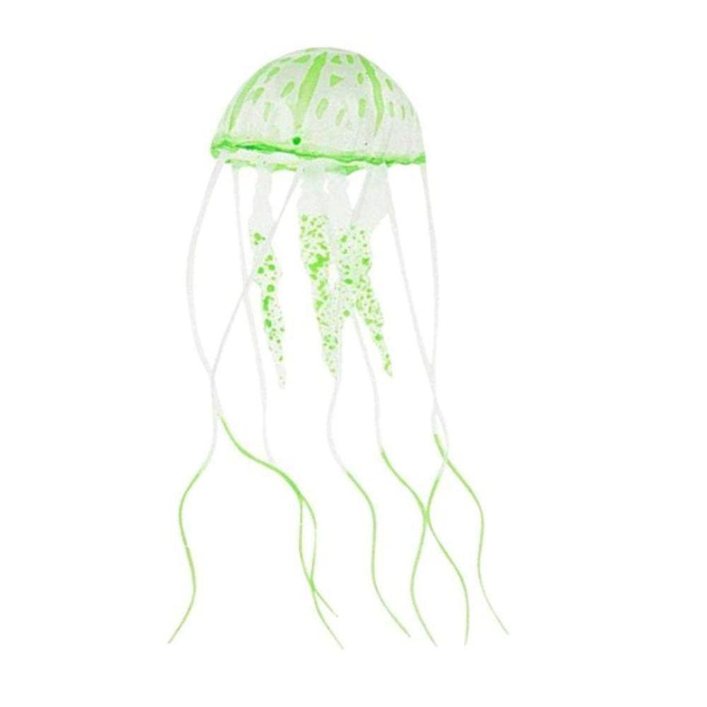 Água-Viva Artificial Brilhante, Enfeite Fluorescente Verde