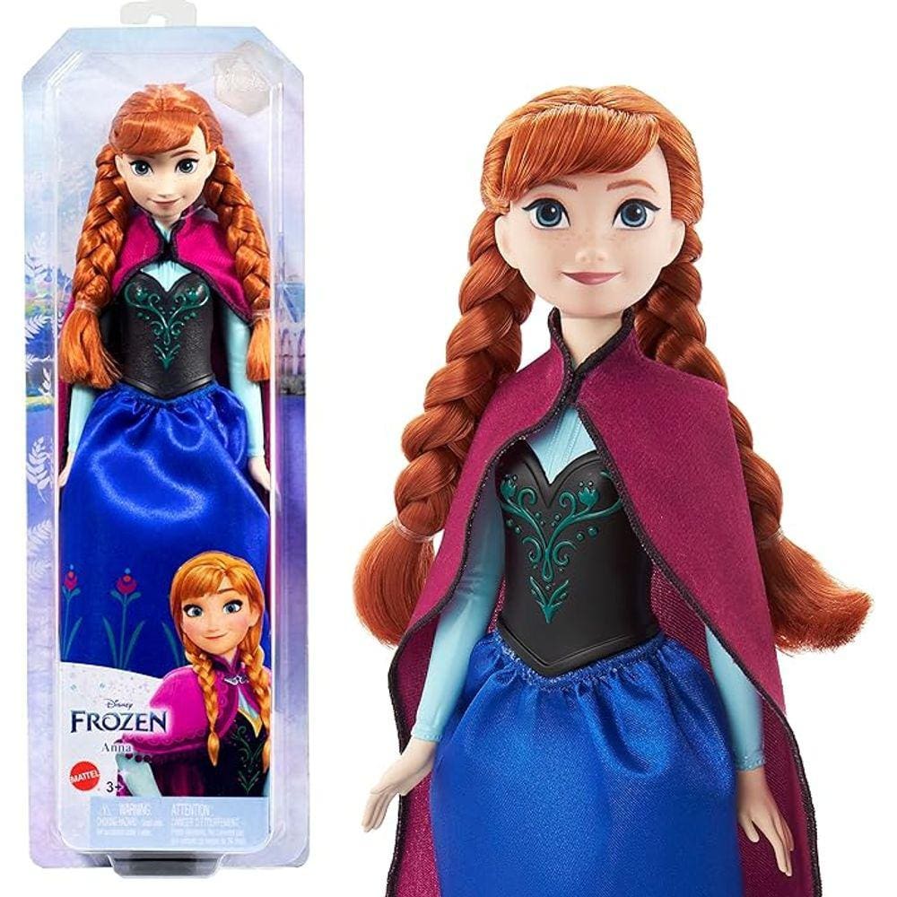Boneca Princesa - Anna Cintilante - Disney Frozen MATTEL