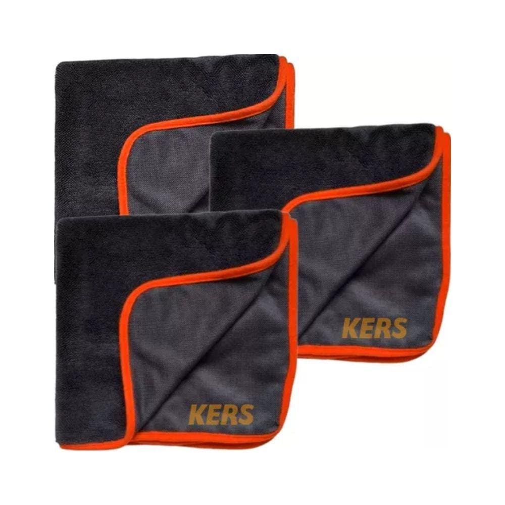 Kit com 3 Toalhas para Secagem Rápida Twist 90x60 Kers