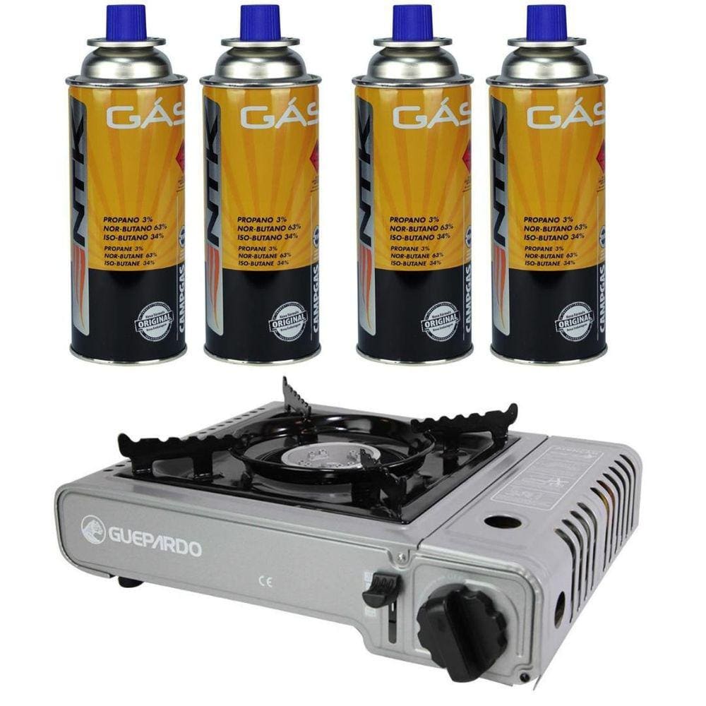 Fogareiro Frontier Unica + Kit 4 Gas