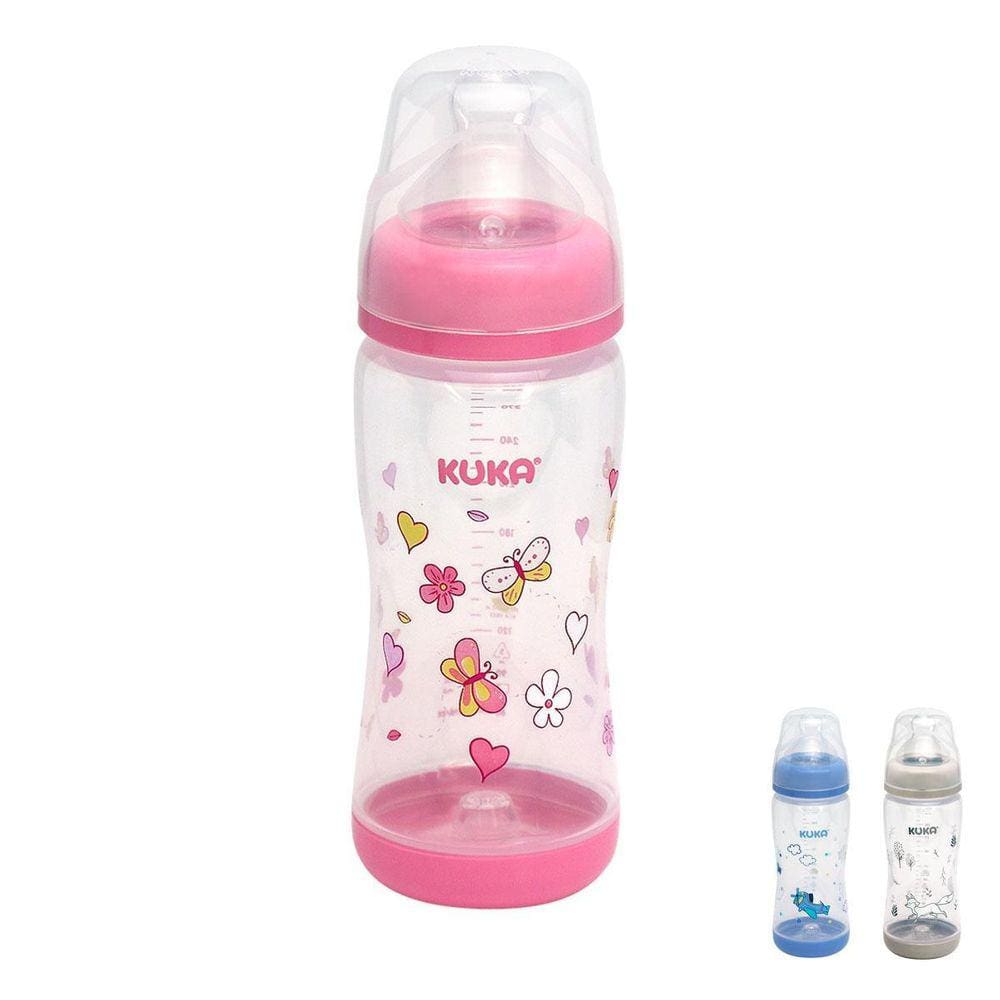 Mamadeira Elegance Plus 320Ml Big Orto - Rosa