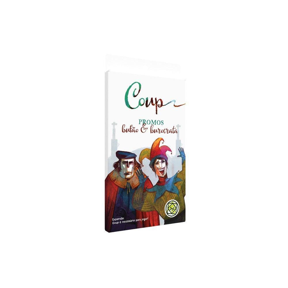 Coup Promo Bufão e Burocrata Expansão de Jogo de Cartas Mandala