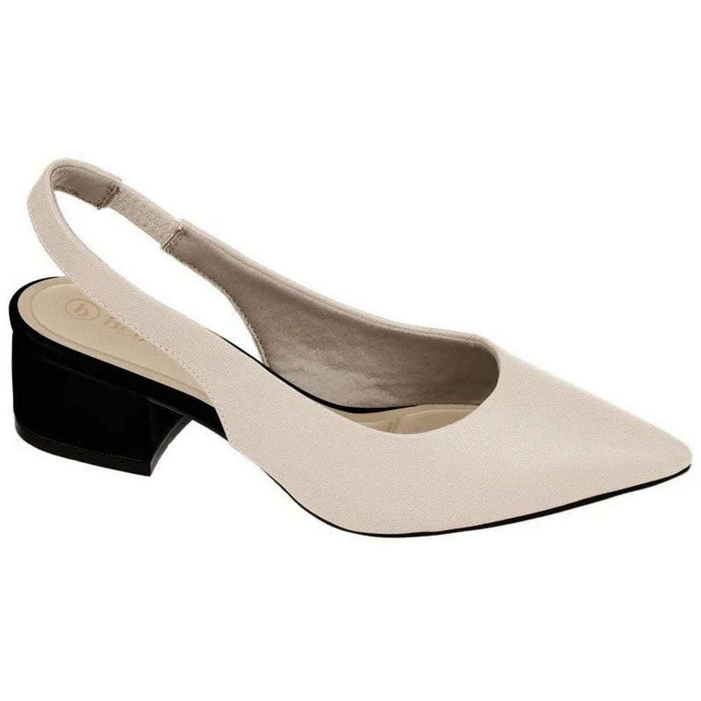 Sapato Feminino Bebecê Bico Fino Aberto Atrás T3628-092