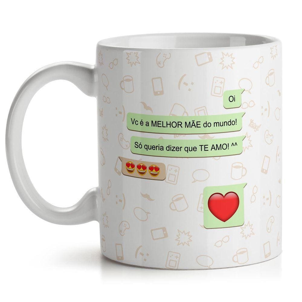 Caneca Zap Zap Melhor Mãe Do Mundo