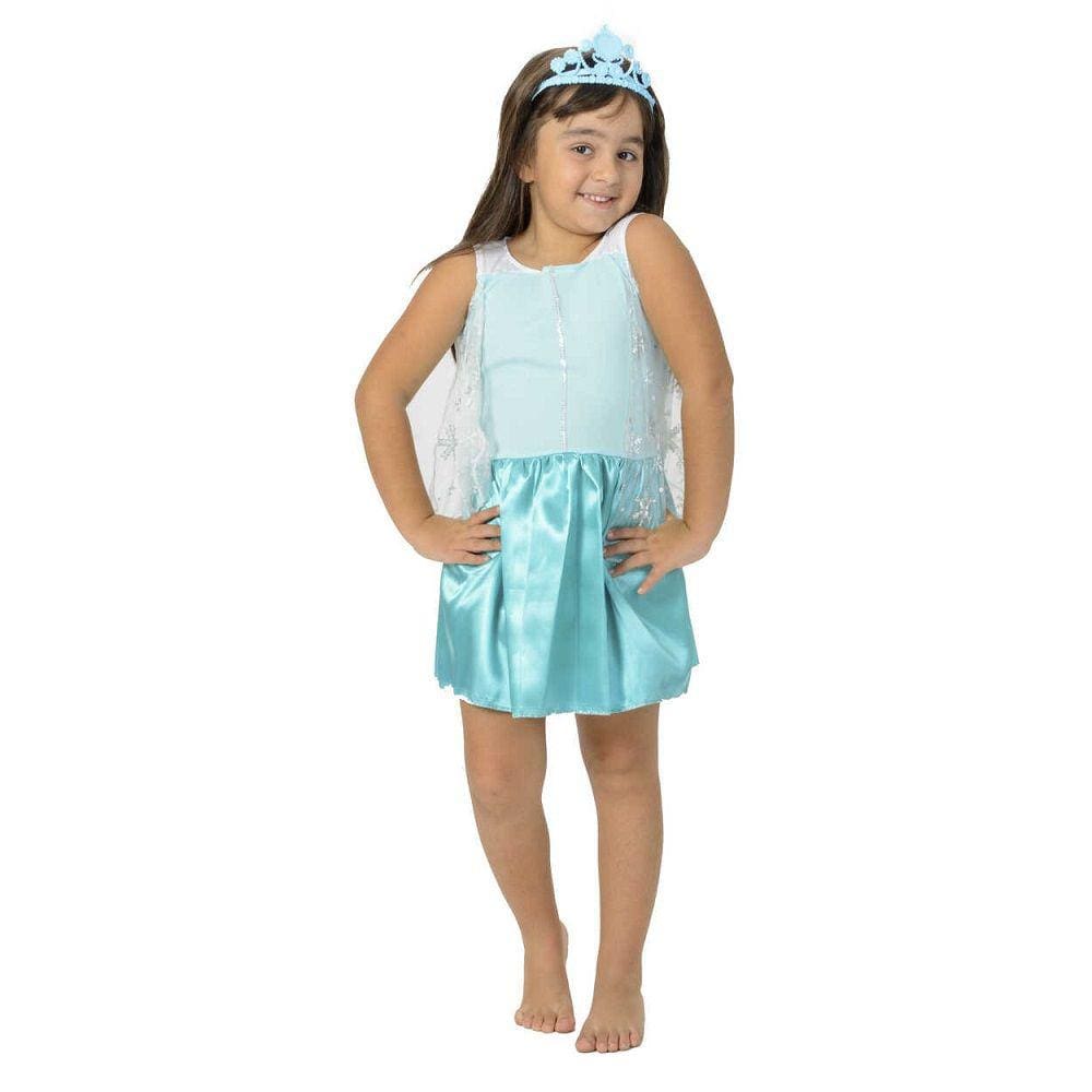 Fantasia Roupa de Princesa Meninas Crianças 4 5 6 Anos