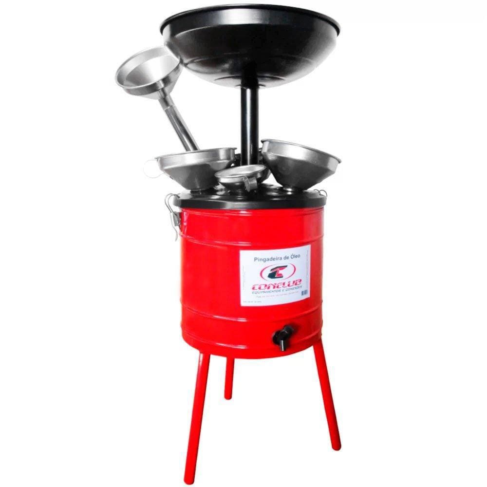 Pingadeira de Óleo 20 Litros com 6 Funis Conelub
