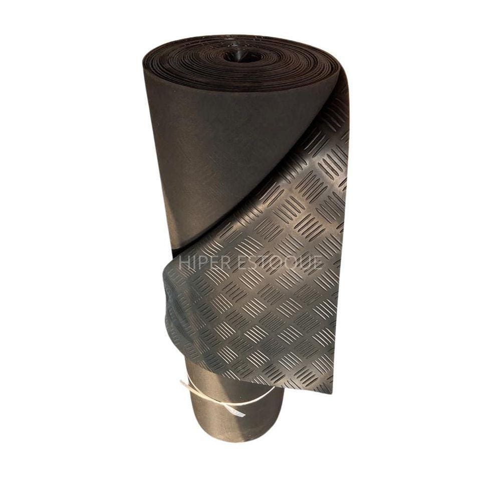 Tapete Borracha Antiderrapante Xadrez 3mm - Elite