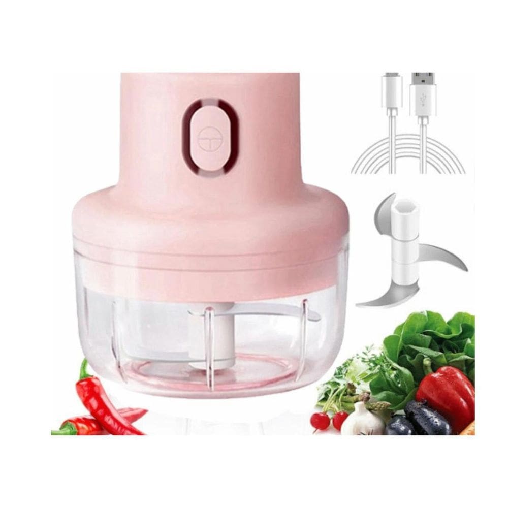 Mini Processador Triturador Sem Fio Elétrico 250Ml Alimentos