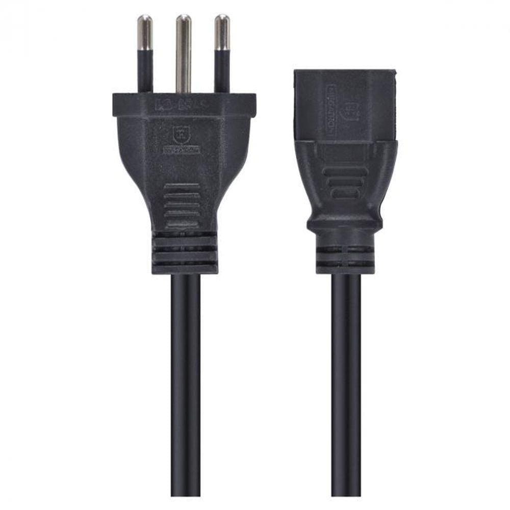 Cabo De Força Tripolar Para Fonte 3X0,75 Mm 250V 3M 10un