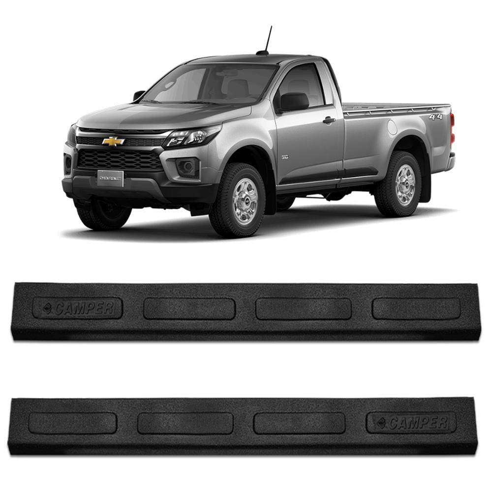 Soleira Porta Chevrolet S10 CS 2012 a 2023 Injetada Preto