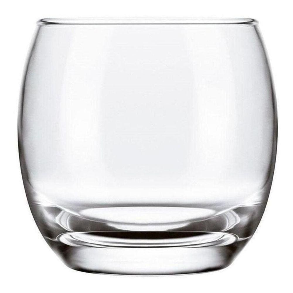Jogo De Copos Aruba Redondo Transparente 6 Peças 345Ml Nadir