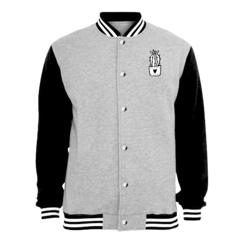 Jaqueta Colegial Moletom Masculina Feminina Cacto Extra