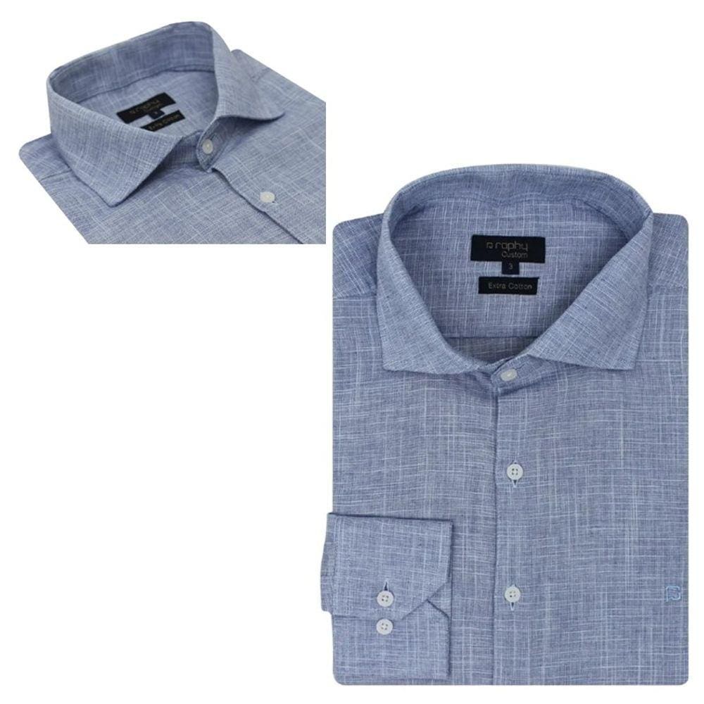 Camisa manga longa 100% algodão Custom Raphy