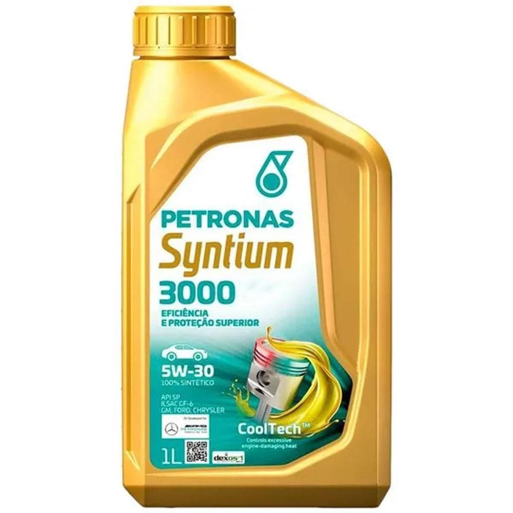 Óleo Sintético 5W30 Petronas Syntium 3000 AM API SP 1 Litro