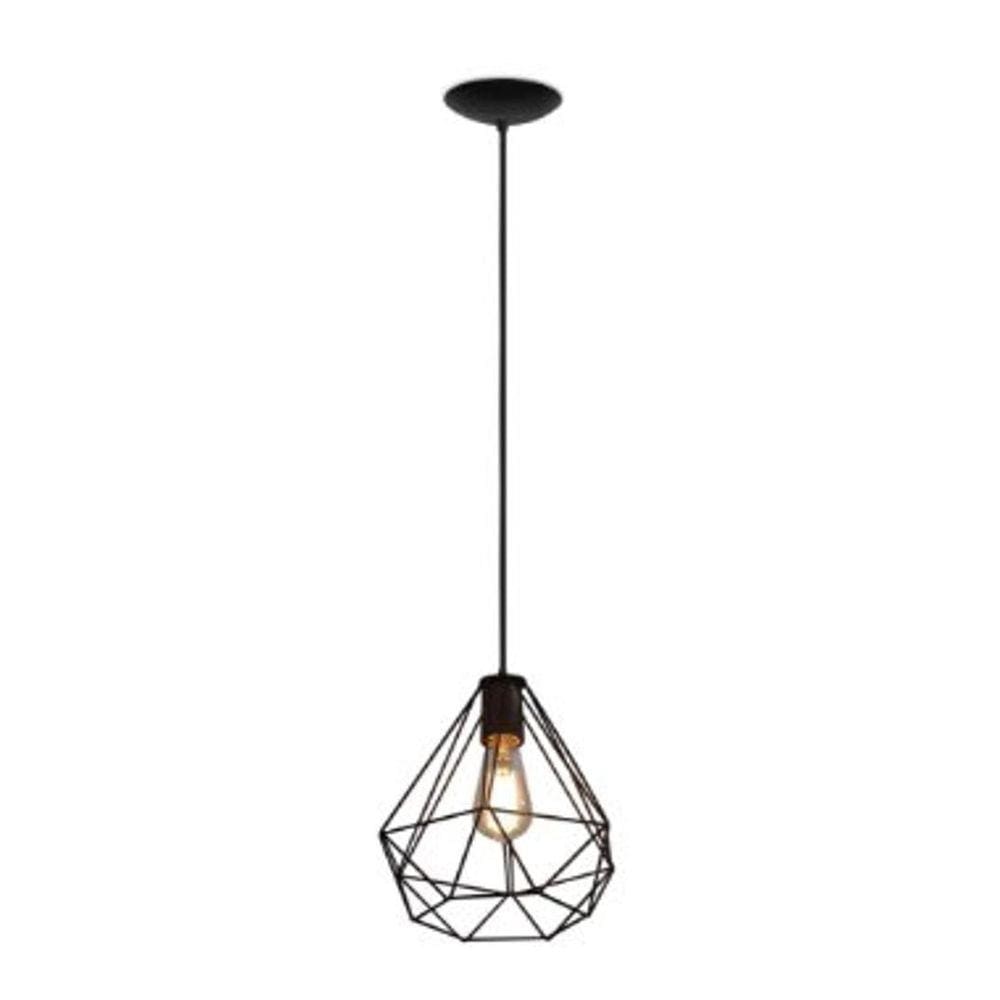 Pendente Aramado Aquarius Preto 1 Lamp Nacional Iluminação
