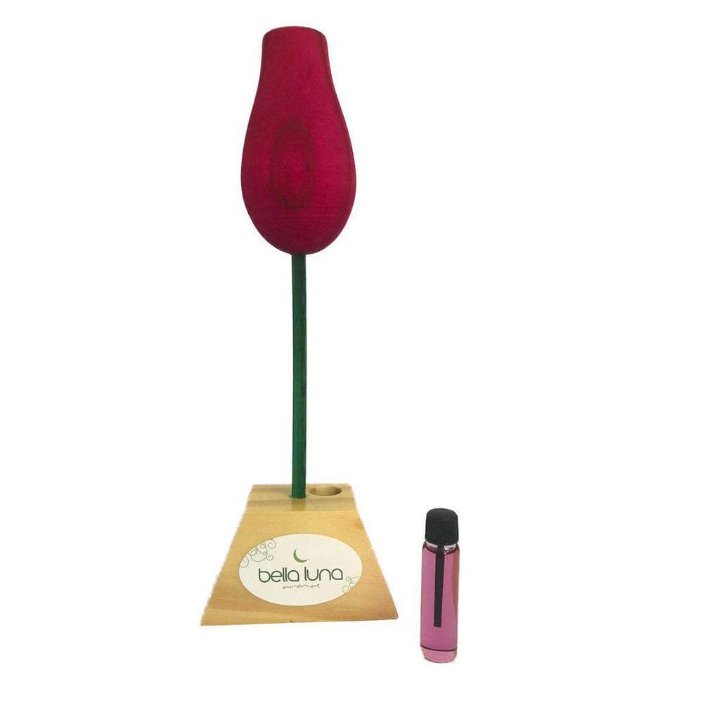 Rosa Aromática Com Refil Ylang Top E Suporte - Bella Luna