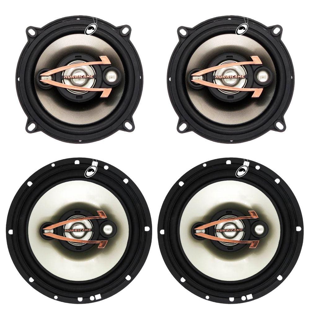 Kit Falante Porta Dianteira e Traseira Hurricane 320W RMS