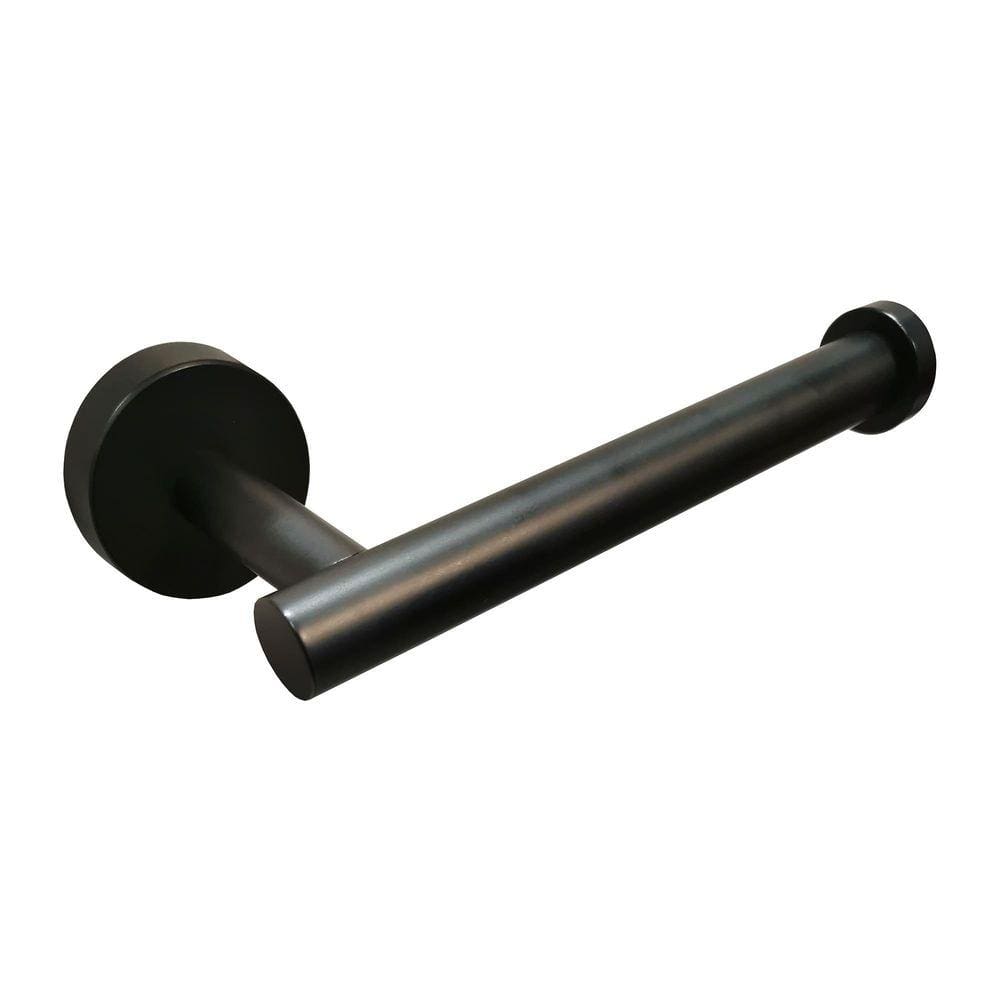 Papeleiro Redondo Inox Preto