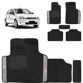 Jogo de Tapetes Carpete Corsa II 2002 a 2012 Preto 5 Peças