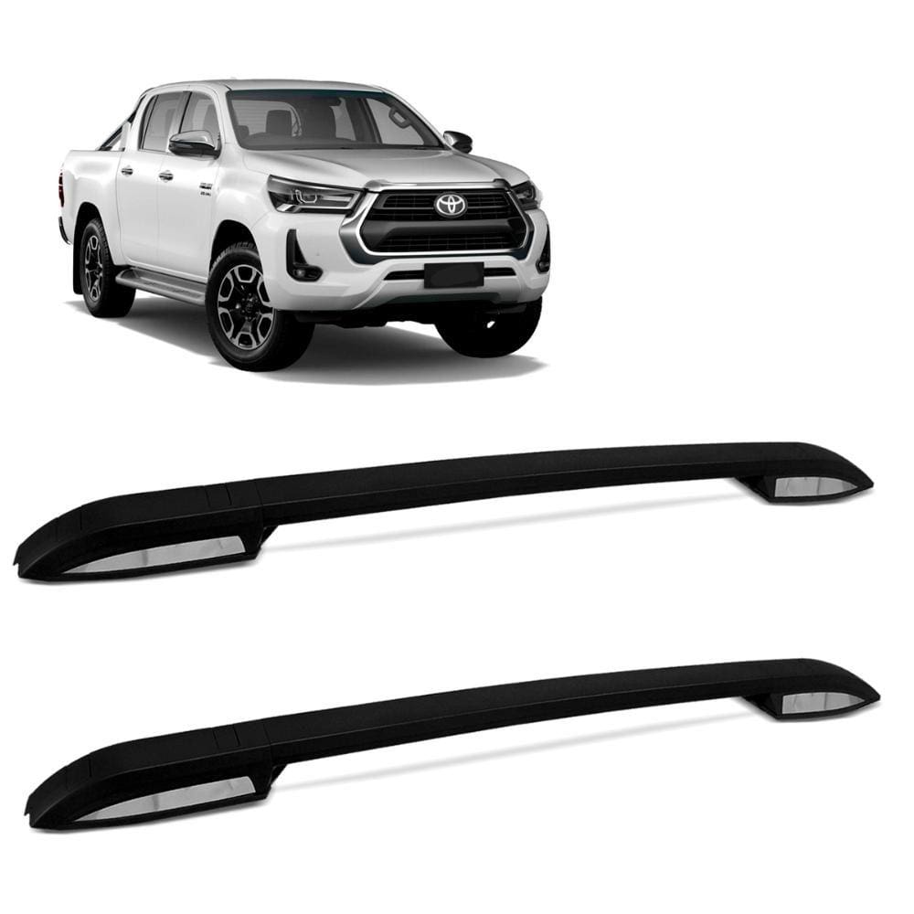 Rack Teto Longarina Hilux 2016 a 2023 Preto Bepo Elite